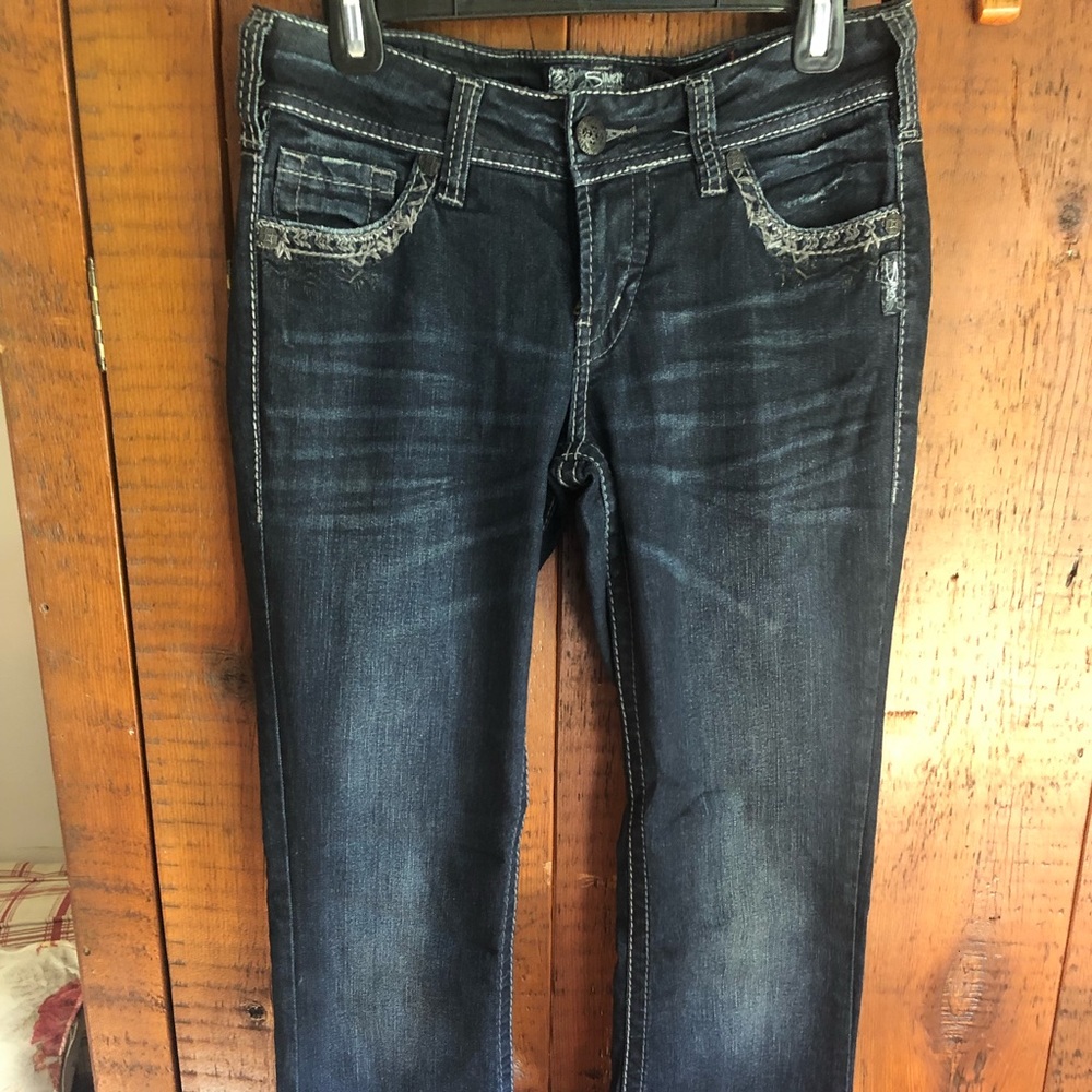 Silver jeans